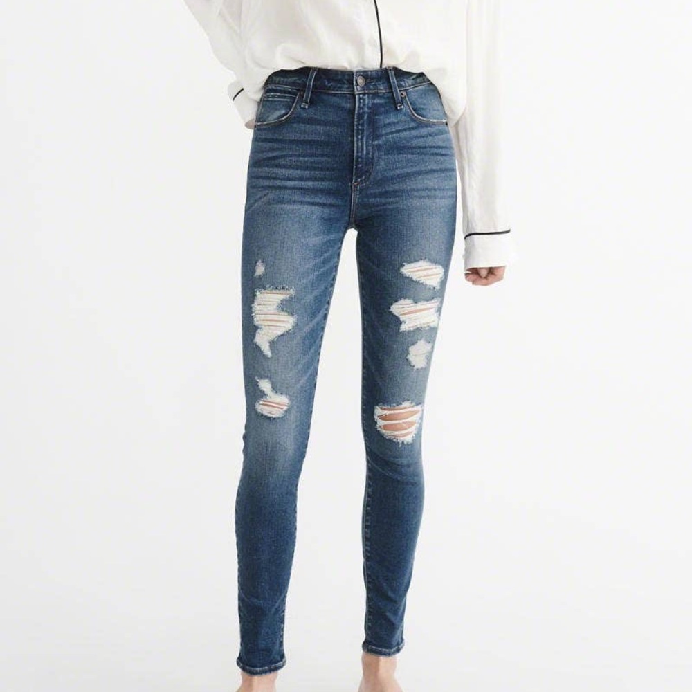 Abercrombie Harper Low Rise Ankle Jeans